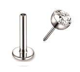 Nose Pin-01 (Silver) Titanium G23